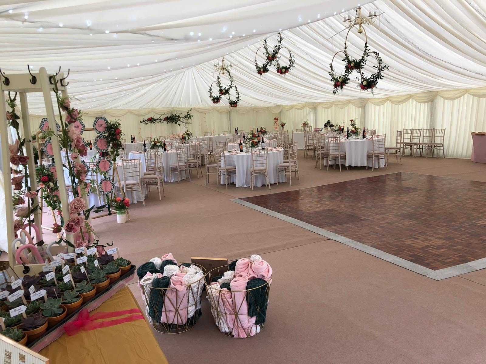 Classic framed wedding marquee Northamptonshire
